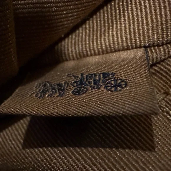 Coach Hudson Double Handle Tote in Signature Chambray Denim Blue New with Tags - Picture 8 of 9